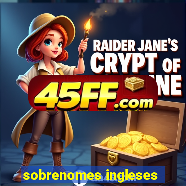 sobrenomes ingleses